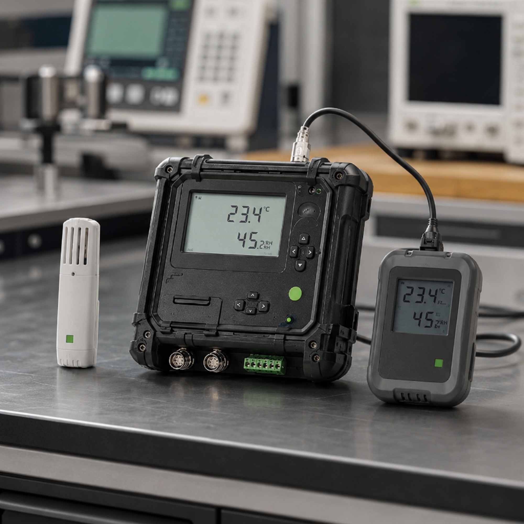 Data Loggers, Sensores e Instrumentos de Medição